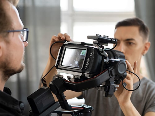 Two Person Camera Crew